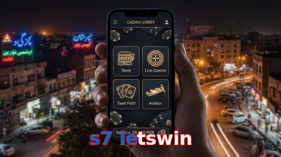 Main screen of S7 Letswin app page for PK players